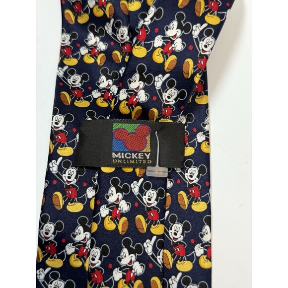 Mickey Unlimited Disney Mickey Mouse Silk Neck Tie New - Picture 6 of 7